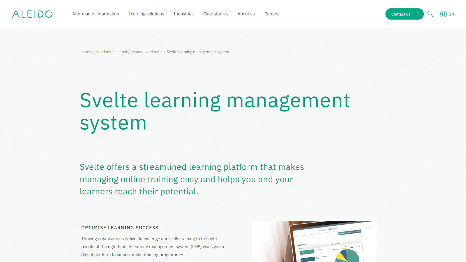 Svelte LMS from Aleido UK